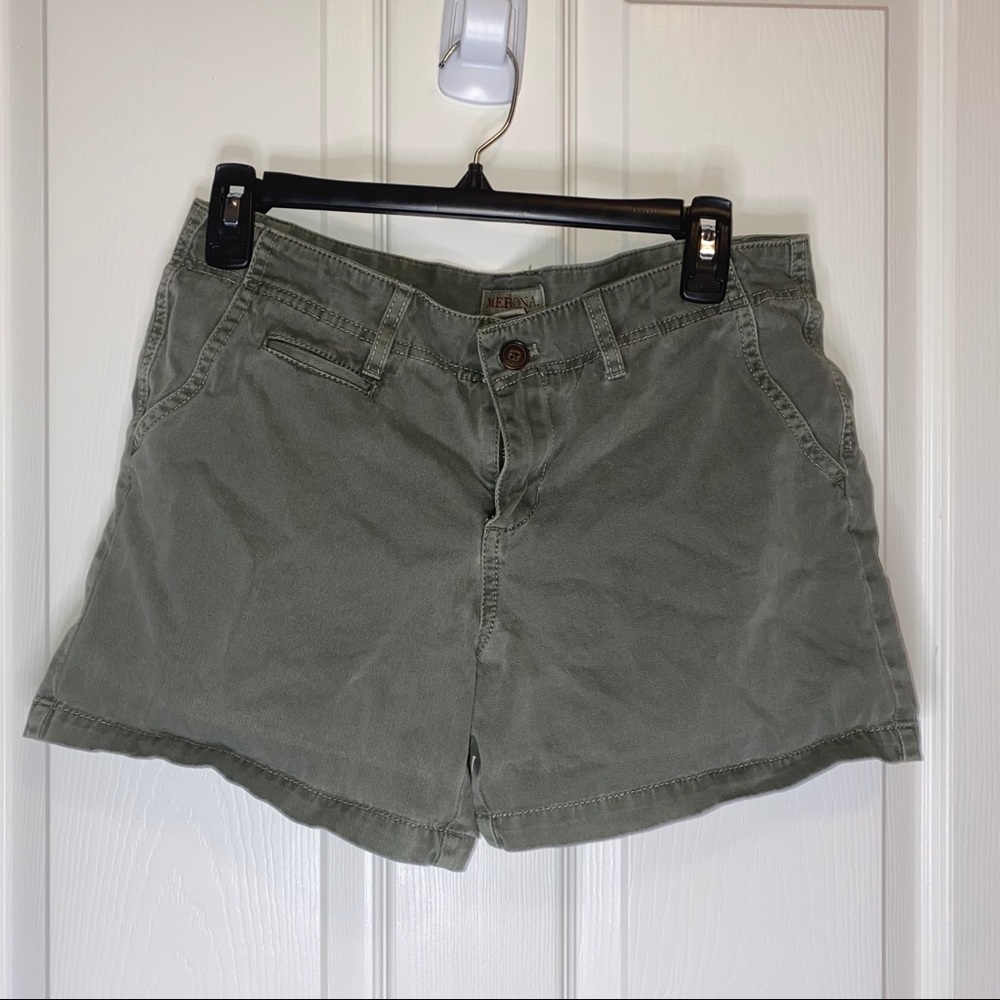 Merona Army Green Shorts